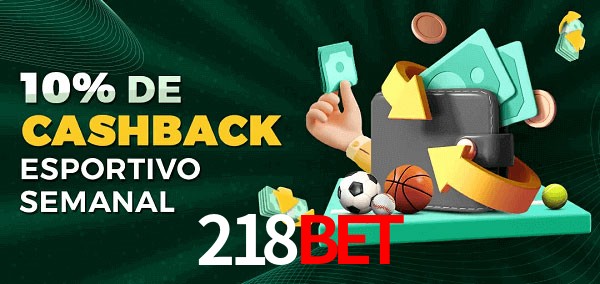 10% de bônus de cashback na 218bet